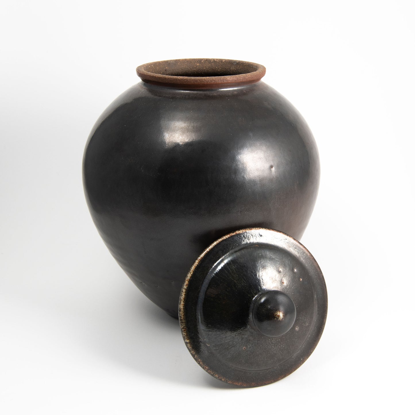 Large Round Lidded Jar