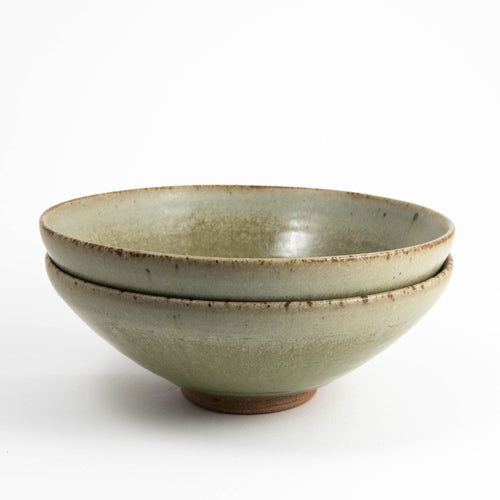 Set of Two Wide Bowls