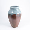 Tall Faceted Vase