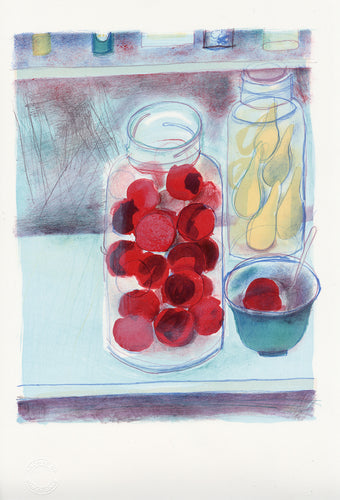 Red Plums in a Jar