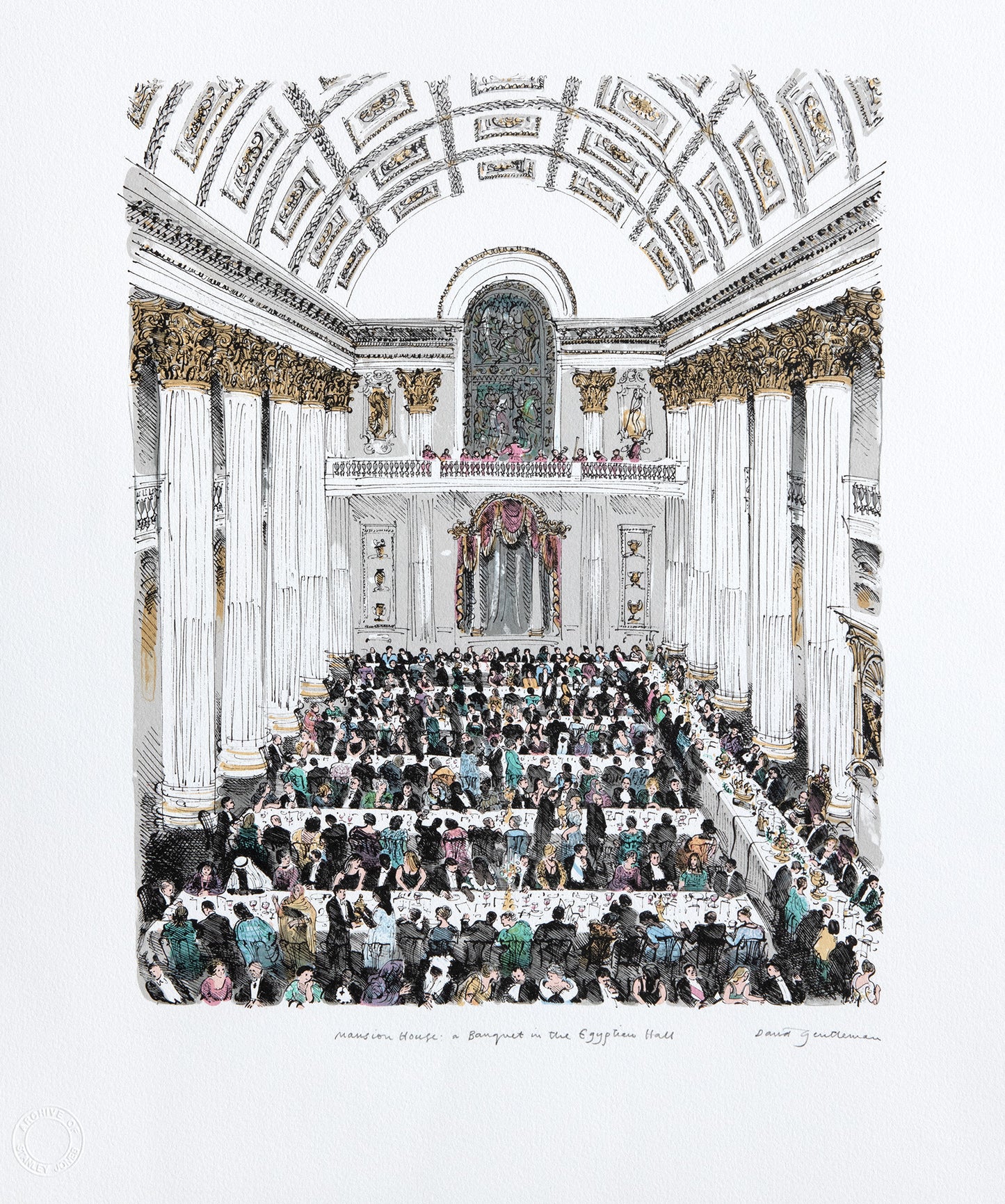 Mansion House: a Banquet in the Egyptian Hall