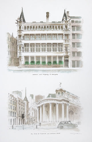 Mullens and Company, 15 Moorgate & The Bank of England and Lombard Street