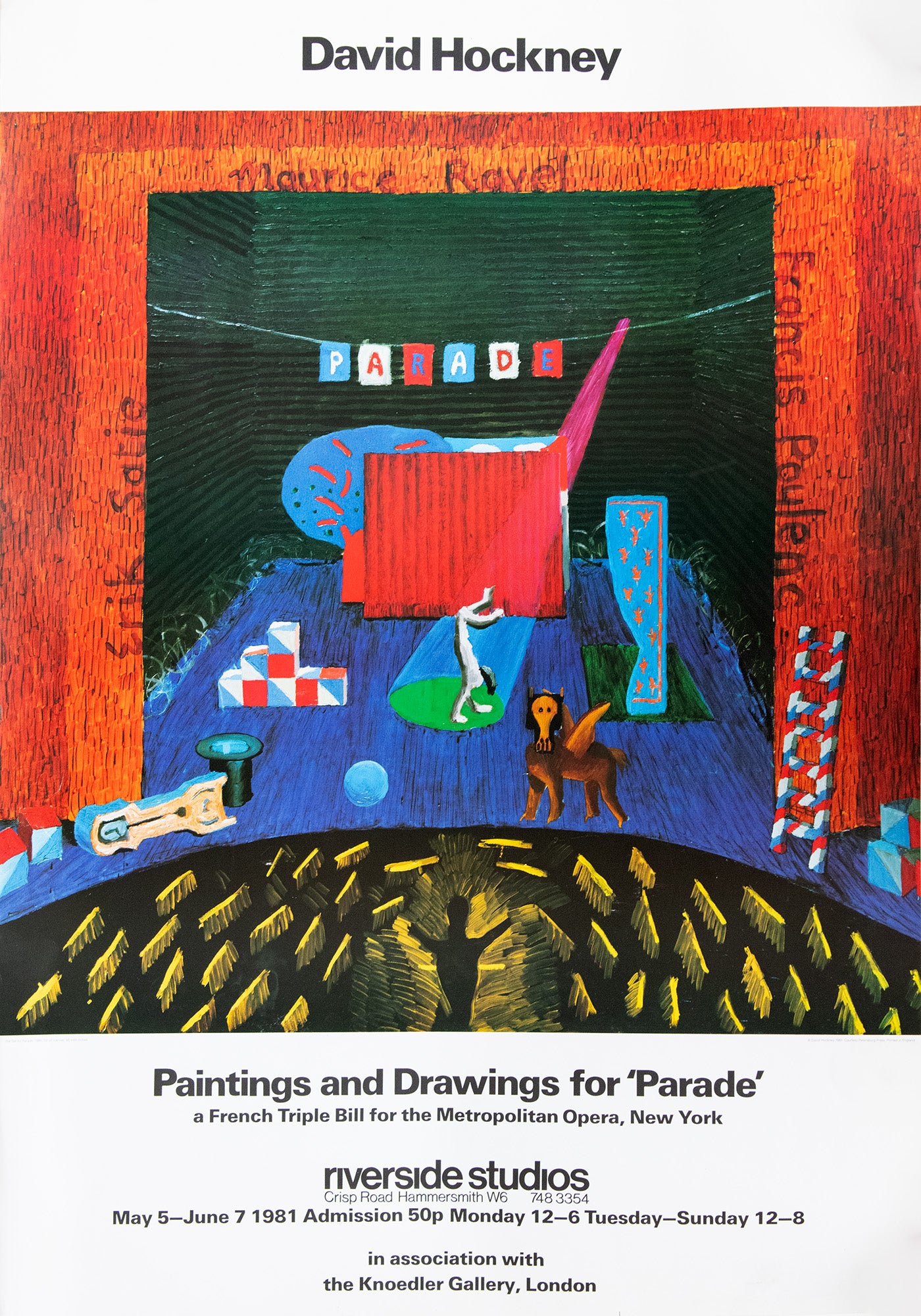 David Hockney - Prints and Drawings for 'Parade'