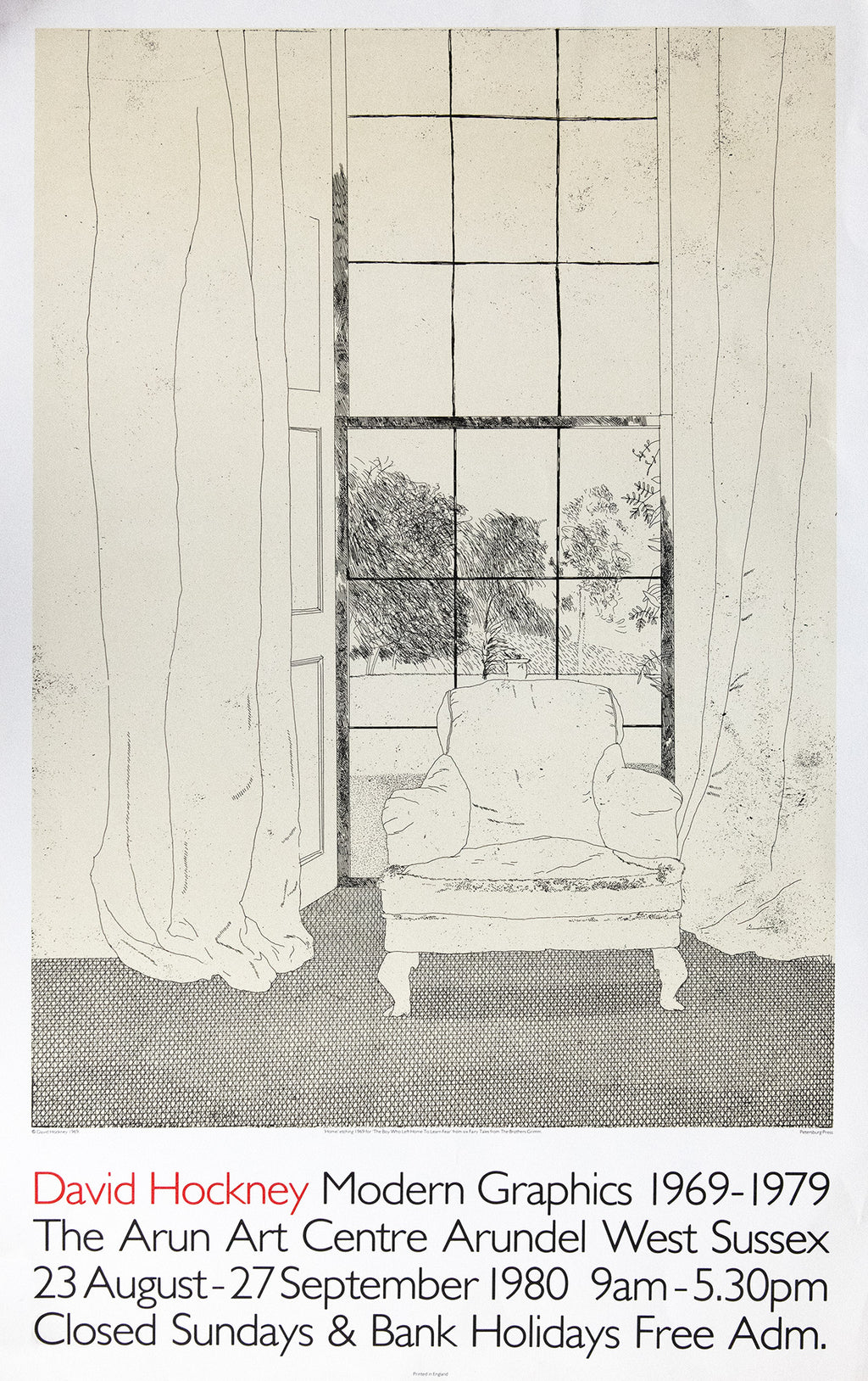 David Hockney Modern Graphics 1969-1979, Arundel