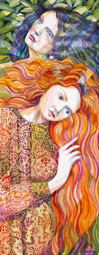 Jane Morris and Lizzie Siddal