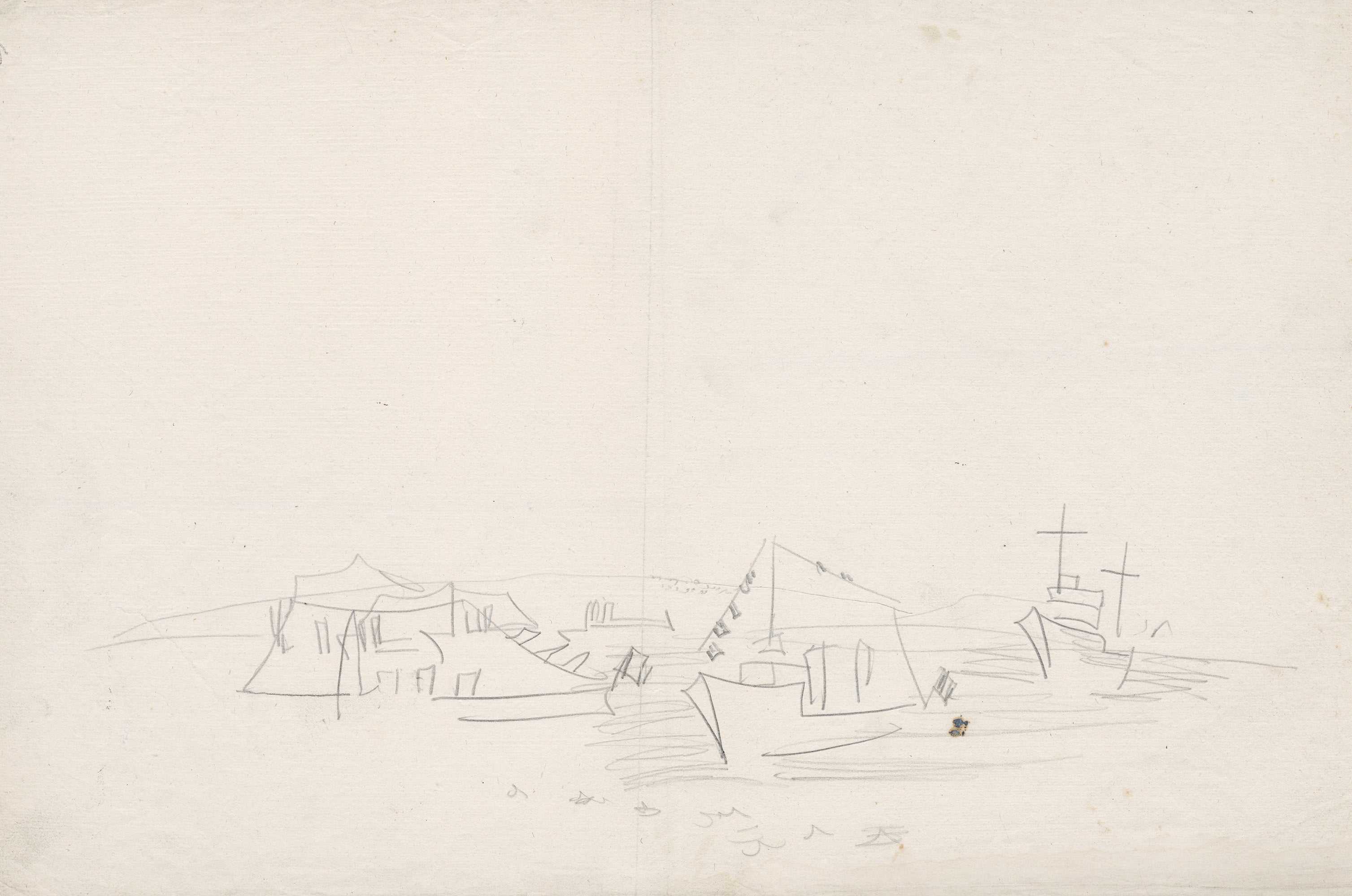 Dufy、Port at Deauville、希少画集画、新品額付 Raoul Dufy Untitled – Goldmark
