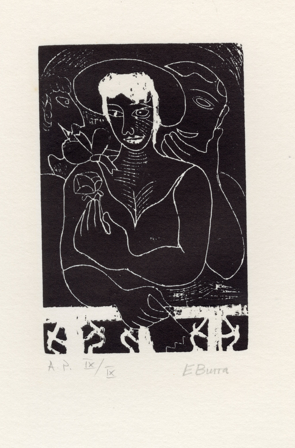 Woman with a Rose
