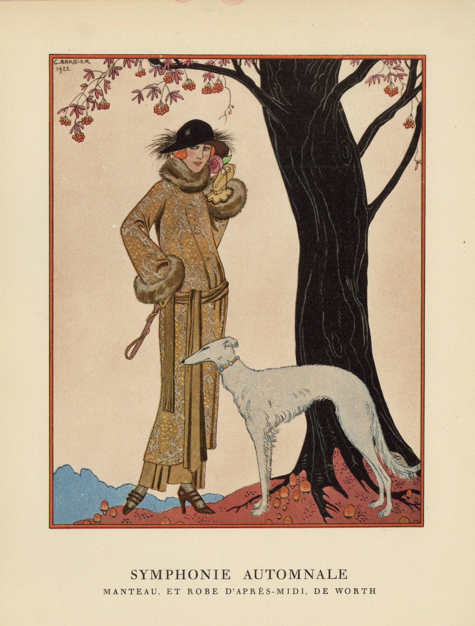 George Barbier Symphonie Automnale – Goldmark