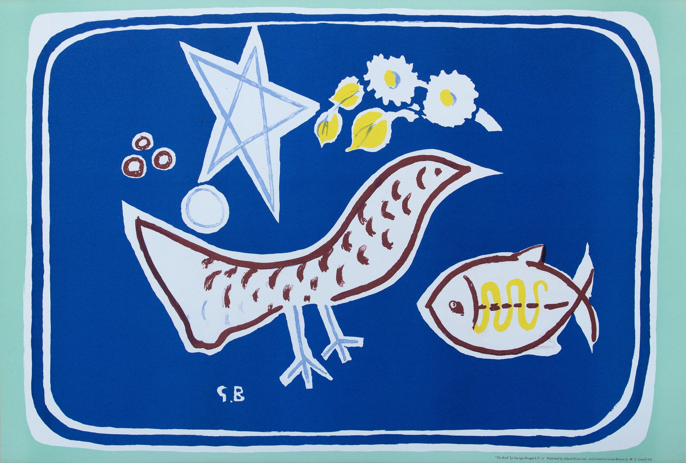 アート・デザイン・音楽 BRAQUE LITHOGRAPHE Georges Braque, Artwork