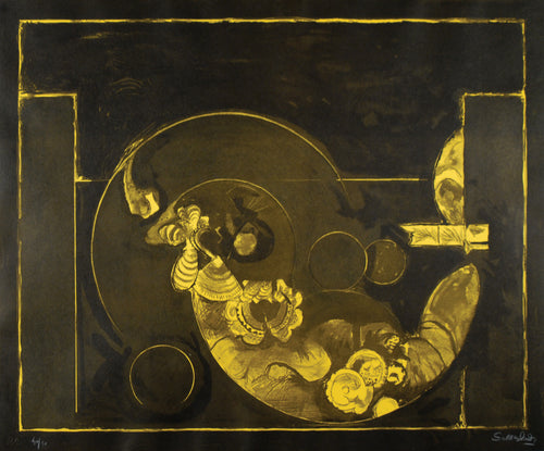 Life in Wood - Organic Form (Yellow)
