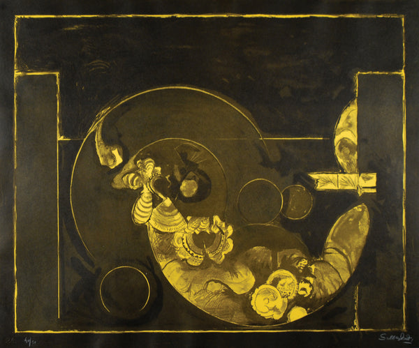 Life in Wood - Organic Form (Yellow)
