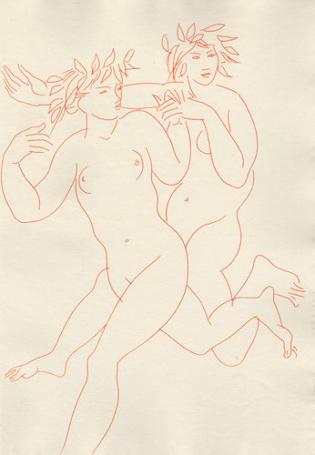 Wood nymphs, Sylvans! Neither your songs, nor your games, nor the charm of verses will calm my fires
