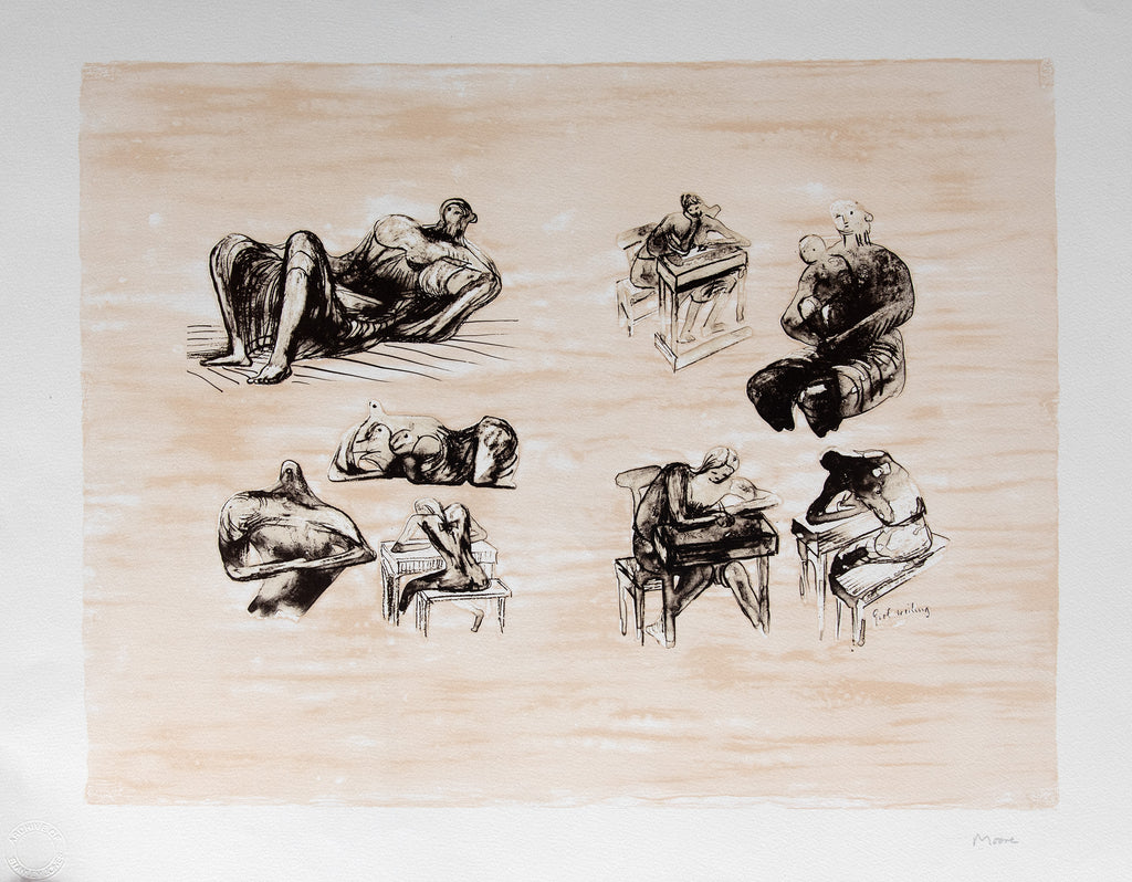 Eight Sculptural Ideas, Girl Writing