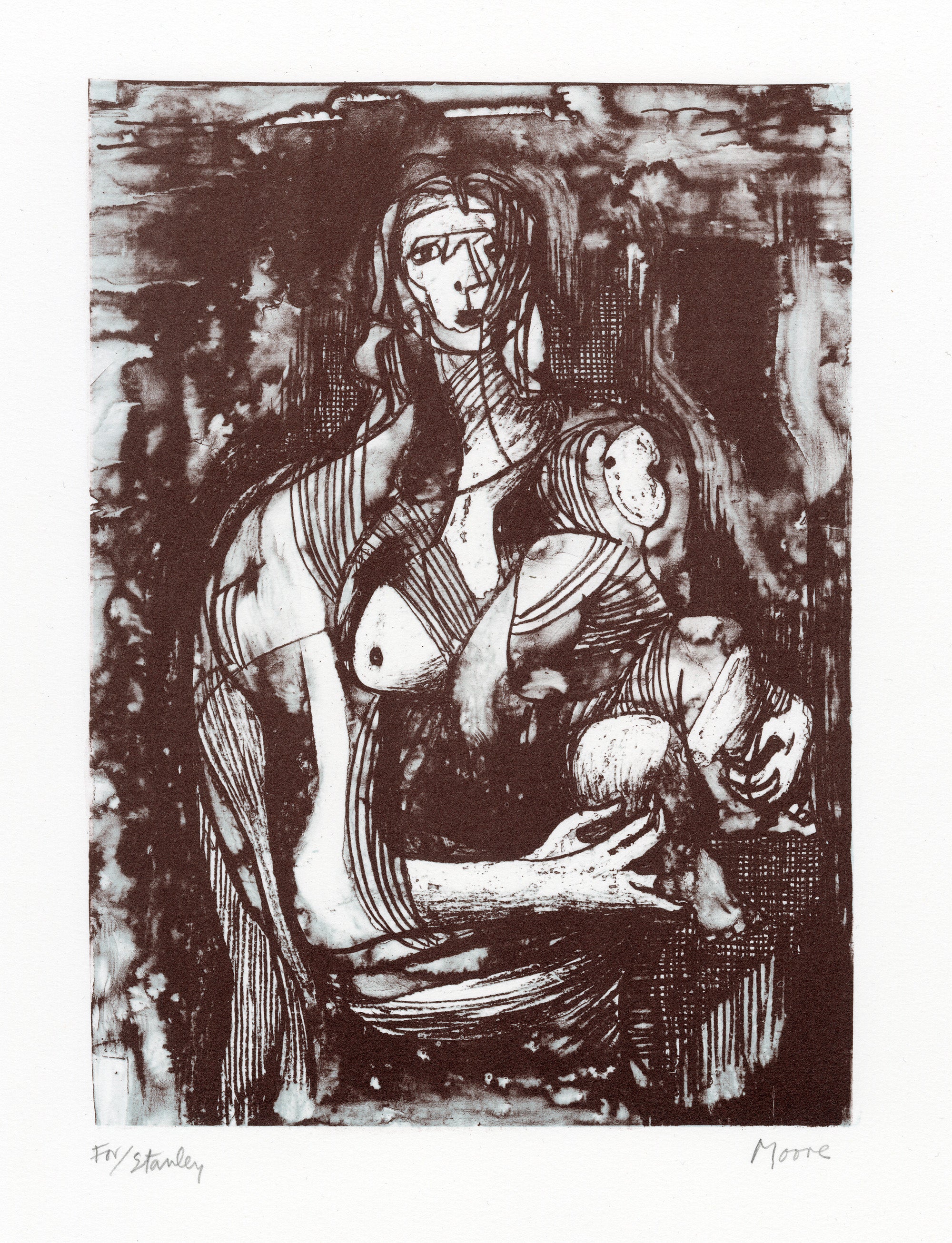 Henry Moore Mother and Child – Goldmark