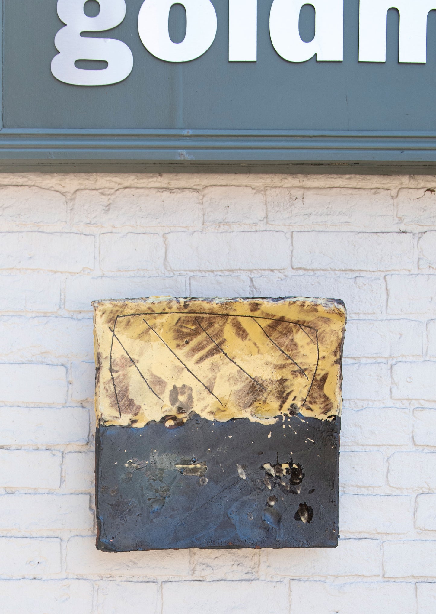 Large Square Slab Platter