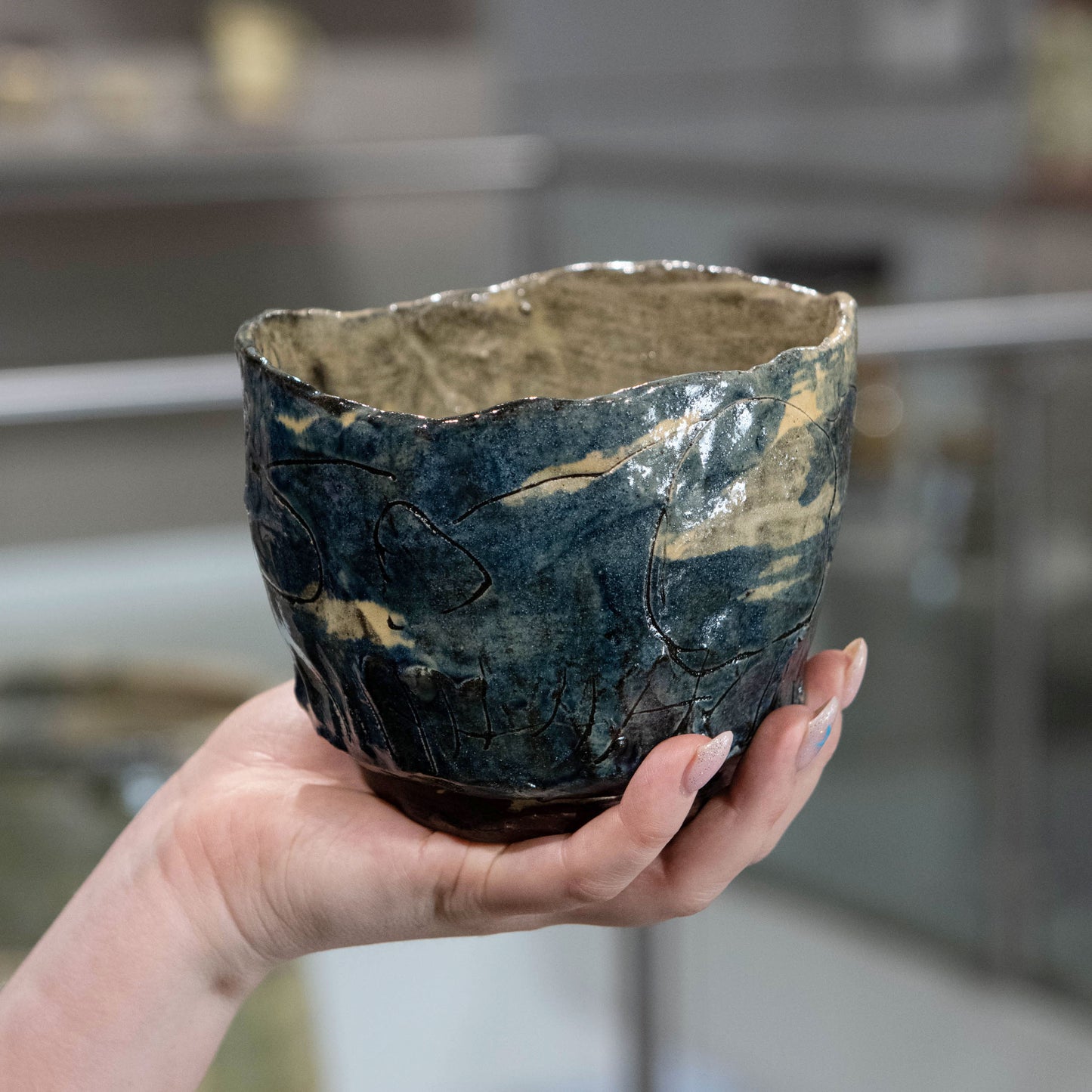 Big Hand Built Bowl