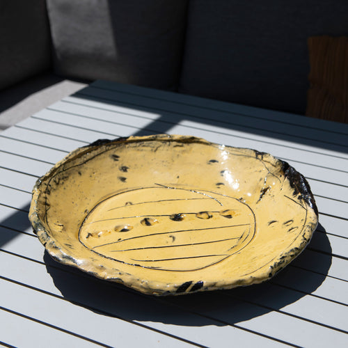 Large Round Leaf Dish