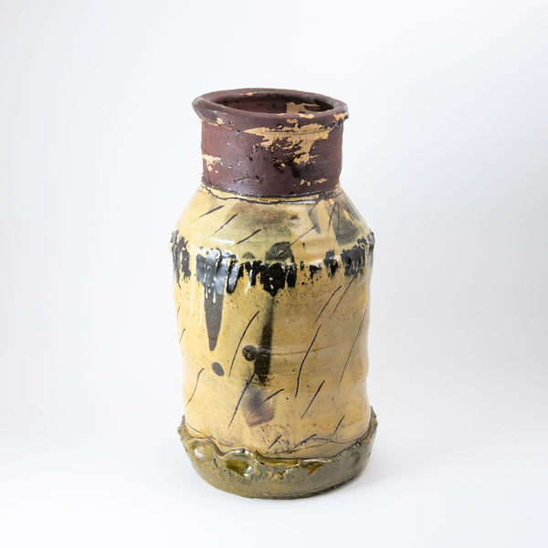Large Tall Necked Vase
