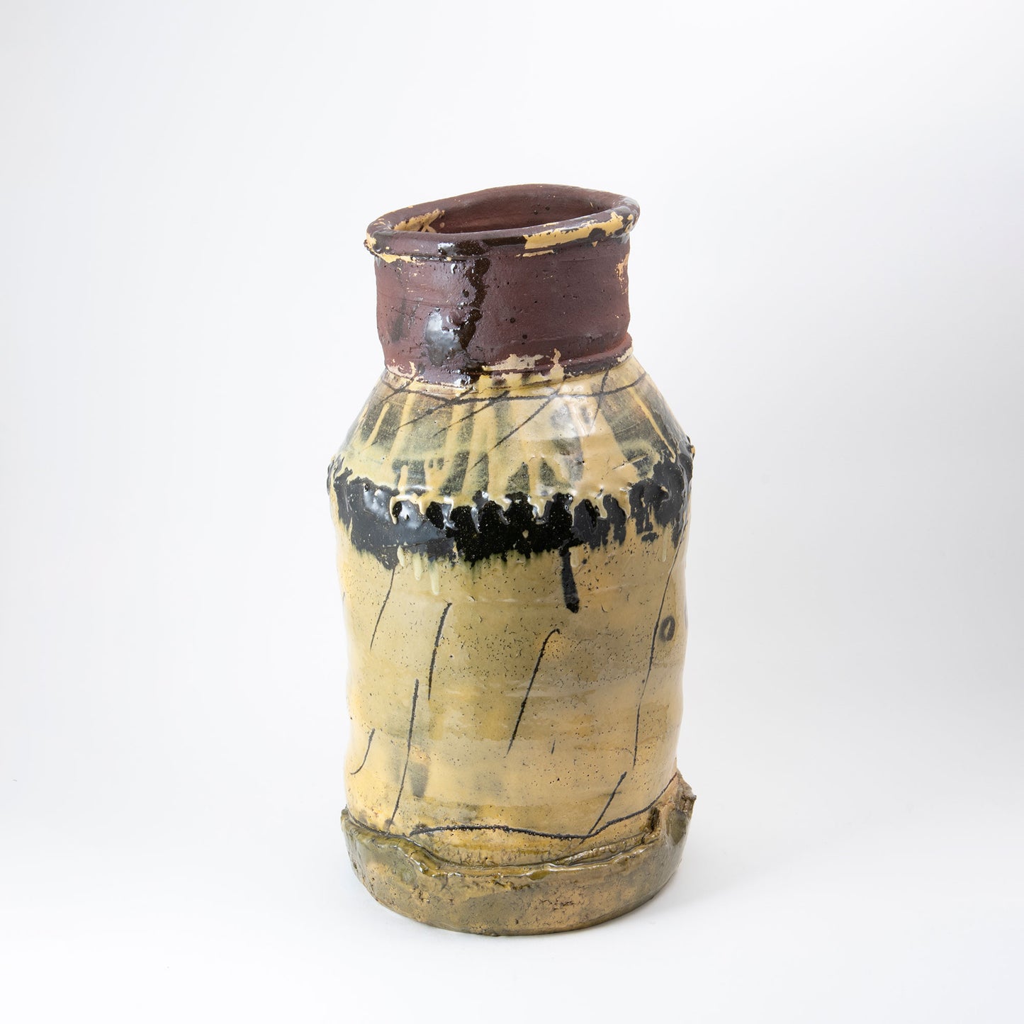 Large Tall Necked Vase