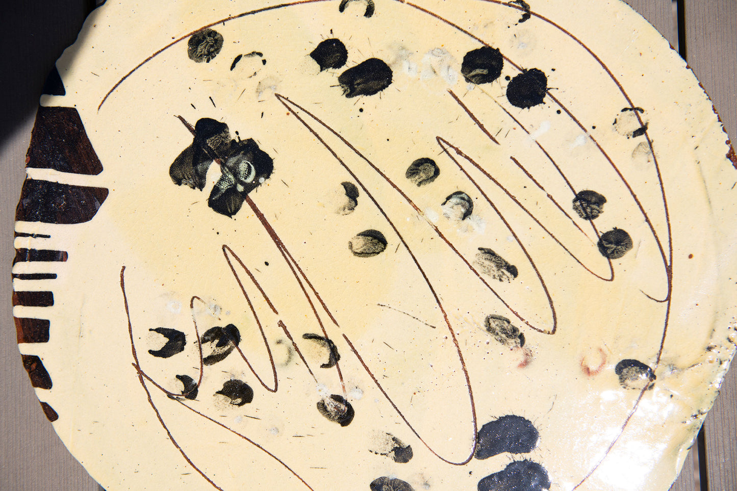 Large Round Flat Platter