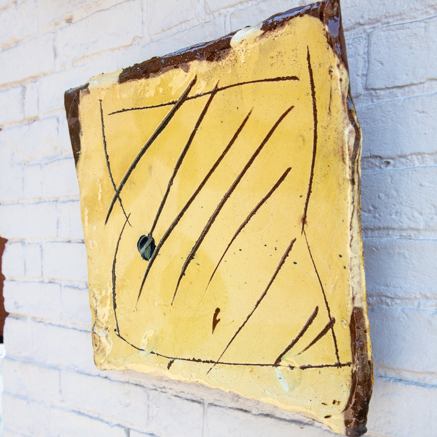 Large Square Slab Platter