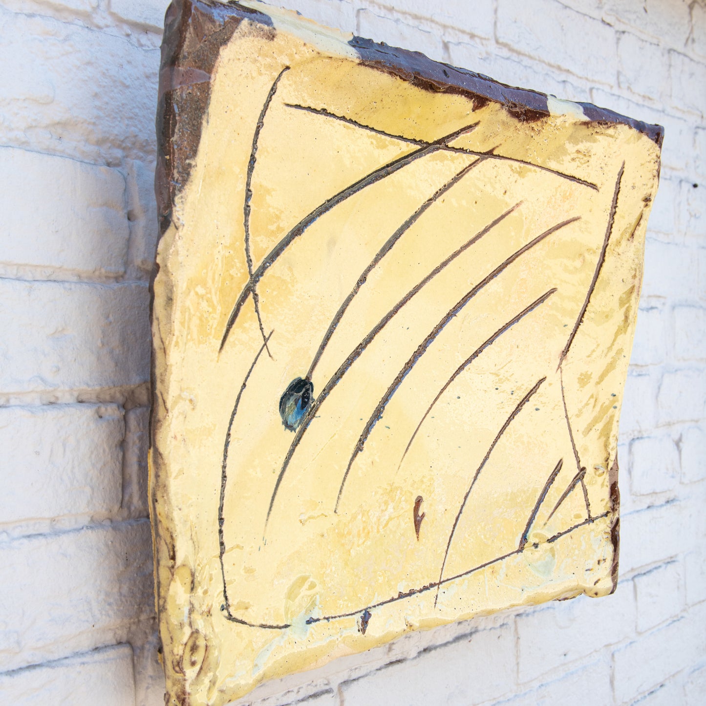 Large Square Slab Platter