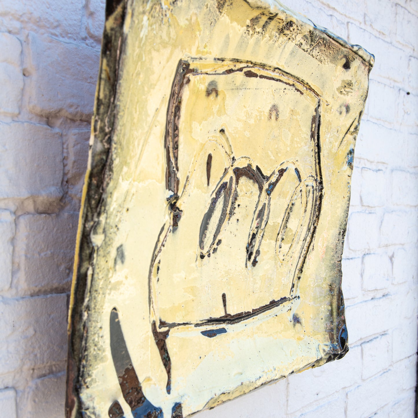 Large Square Slab Platter