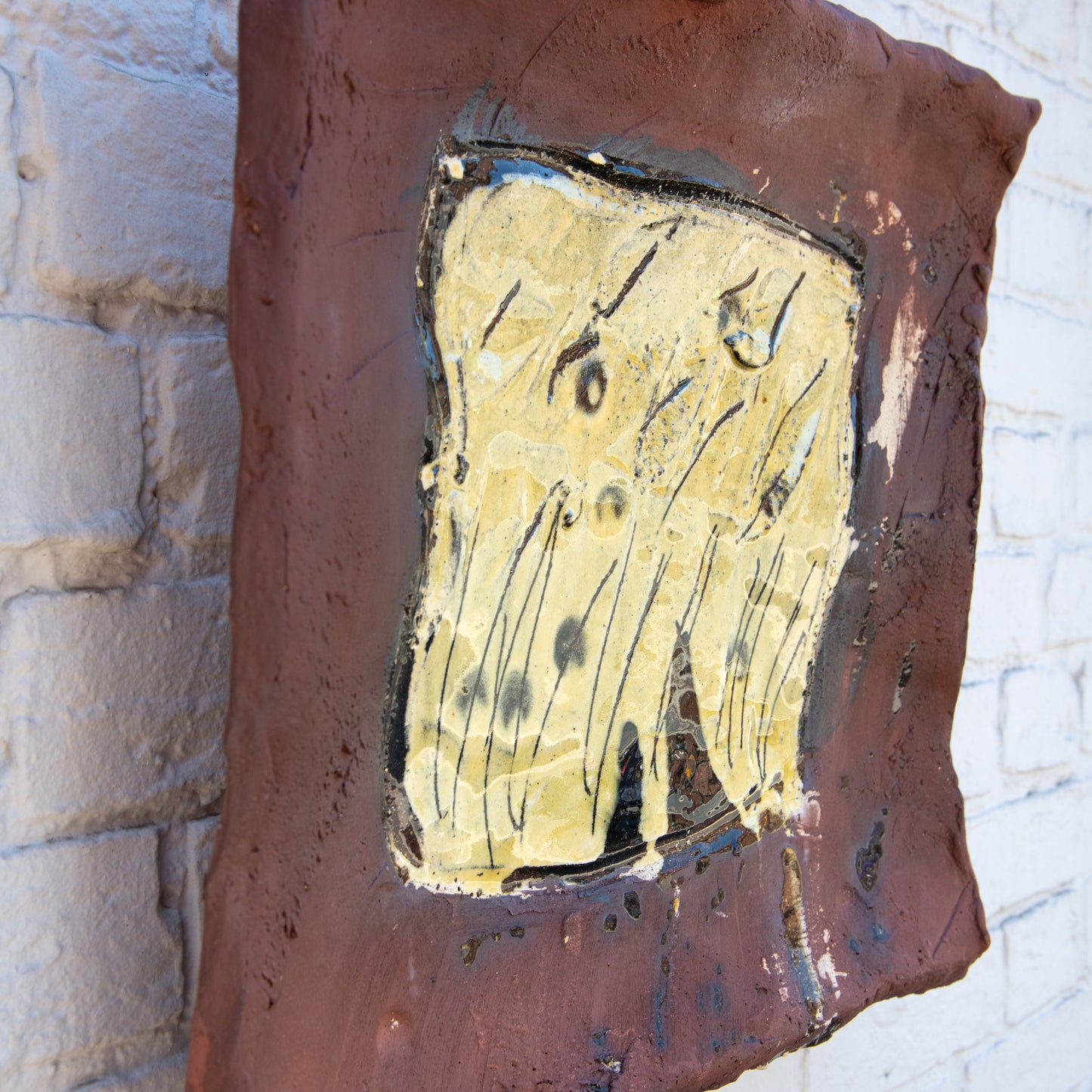 Large Square Slab Platter