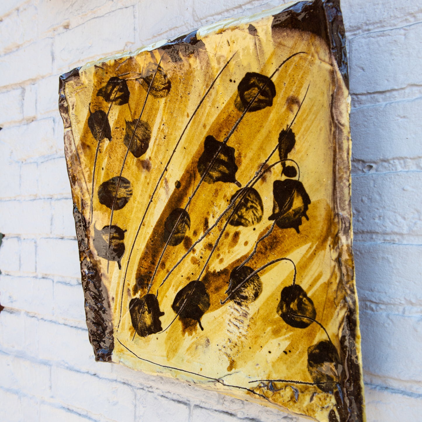 Large Square Slab Platter