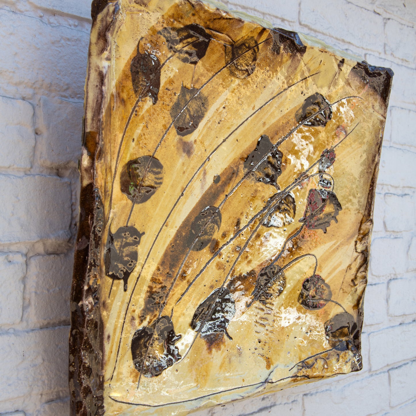 Large Square Slab Platter