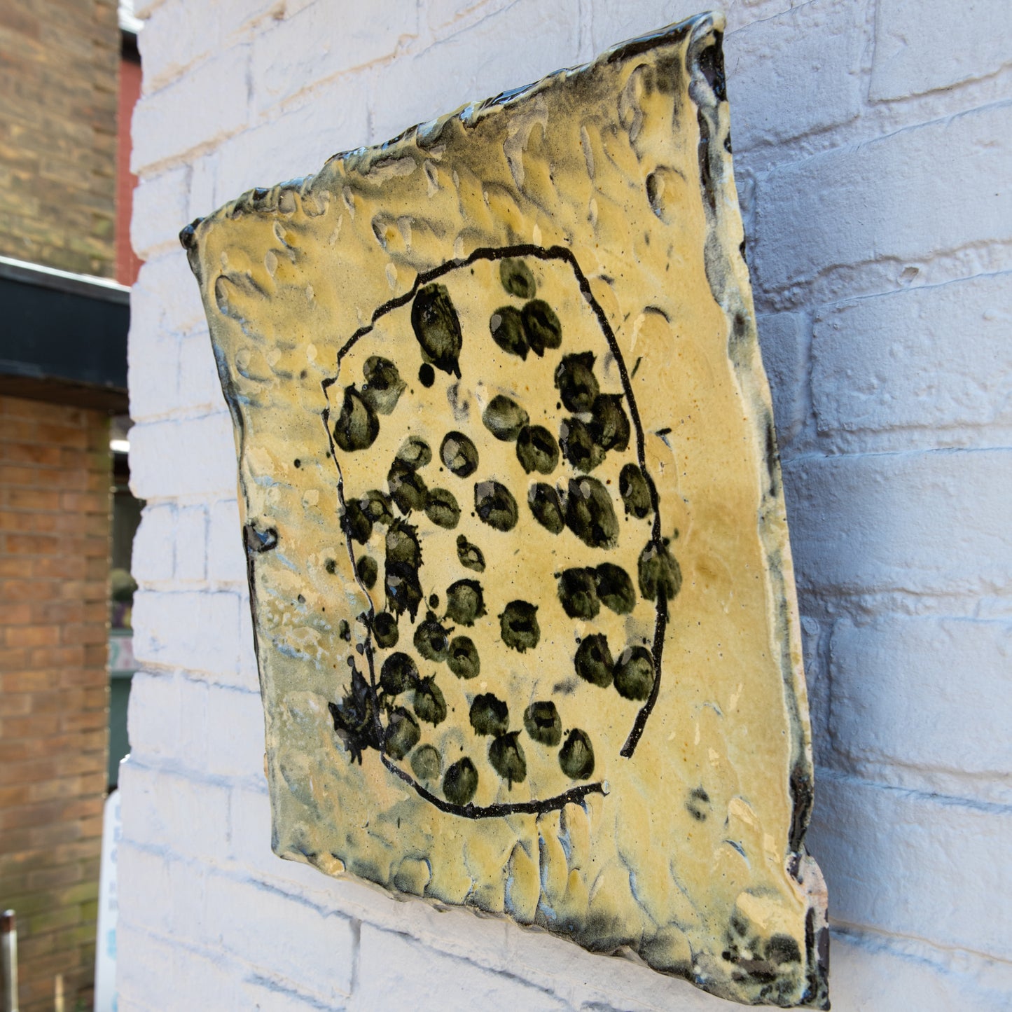 Large Square Slab Platter
