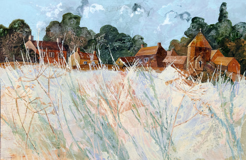 Sitting in the Bede House Garden, Lyddington