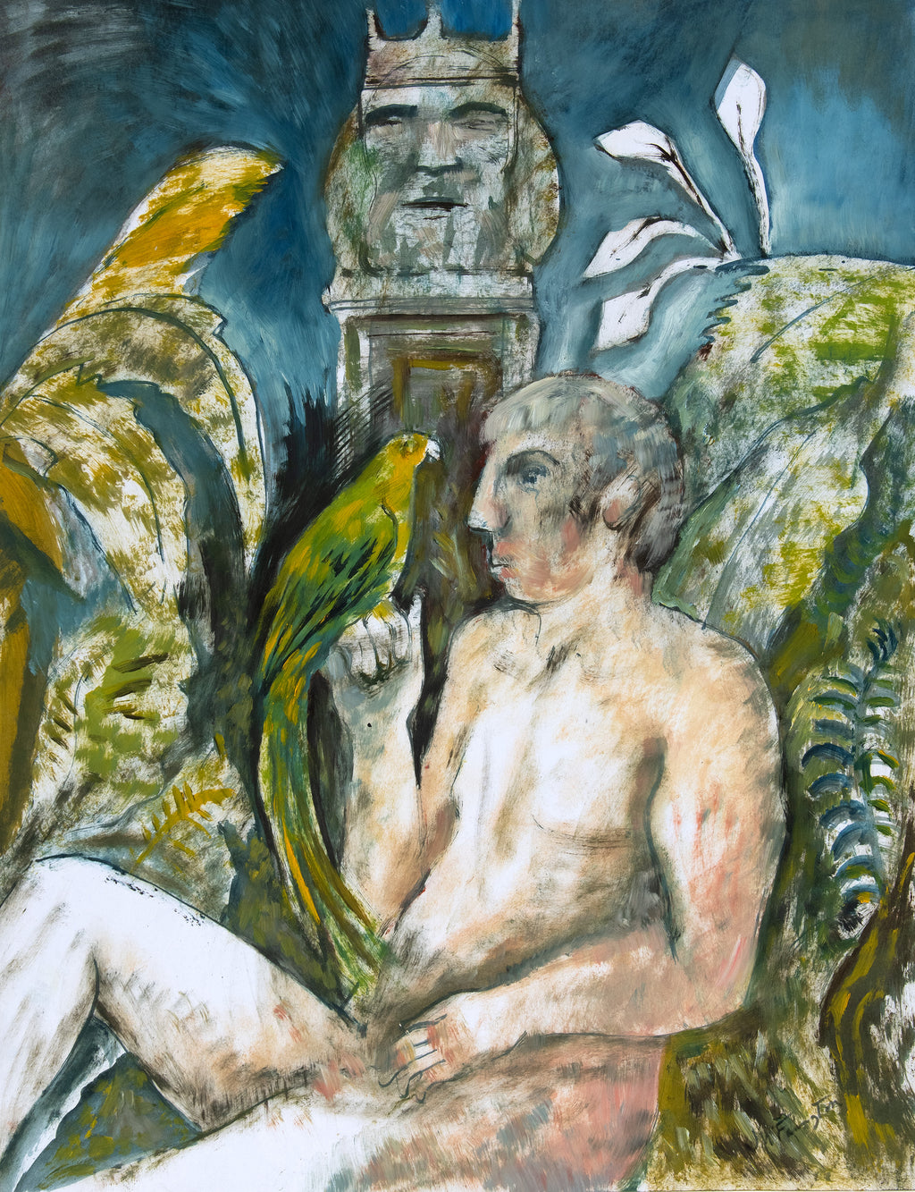 Man in Garden