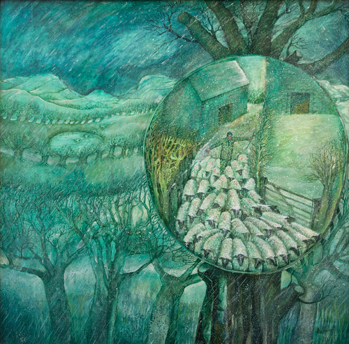 Sheep and Mirror