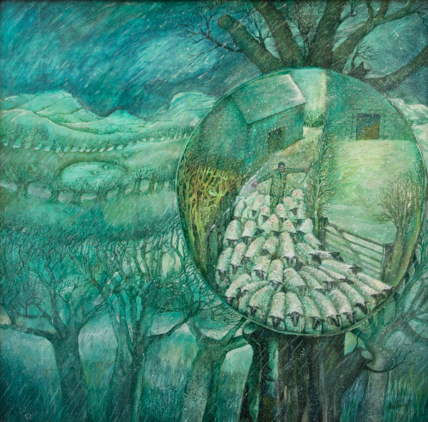 Sheep and Mirror