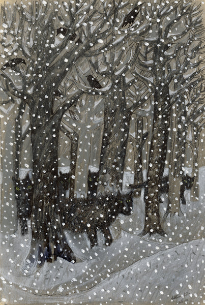 Wood in Snow