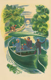 Set of 6 Original Colour Lithographs