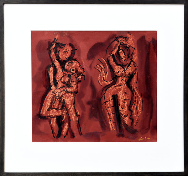 Study for India Love Poems Illustrations