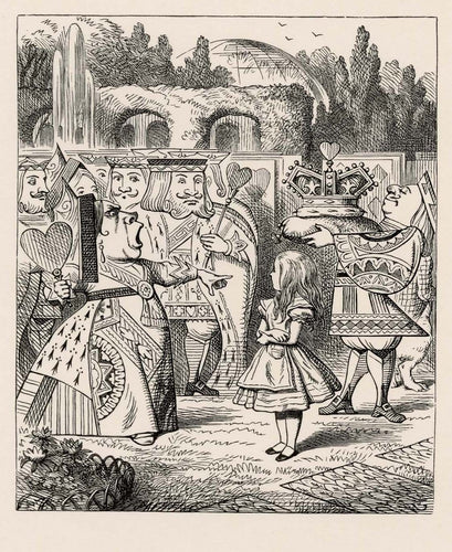 The Queen turned crimson with fury, and ... began screaming 'Off with her head! Off-'