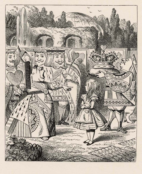 The Queen turned crimson with fury, and ... began screaming 'Off with her head! Off-'