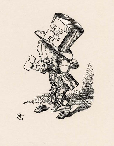 The wretched Hatter trembled so, that he shook both his shoes off