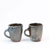 Set of Two Faceted Espresso Cups