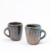 Set of Two Faceted Espresso Cups