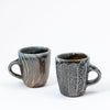 Set of Two Faceted Espresso Cups