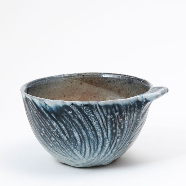 Faceted Bowl With Lug