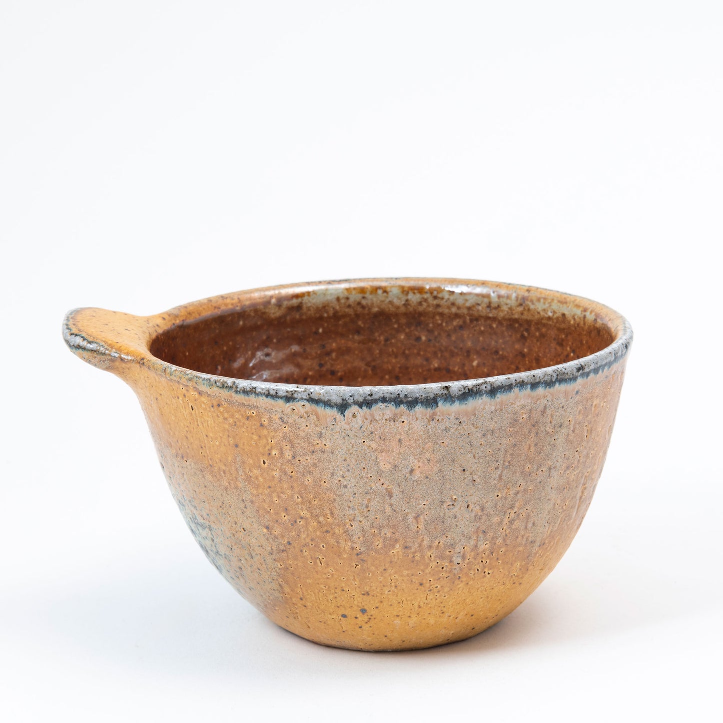 Faceted Bowl With Lug