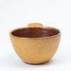 Set of Two Faceted Bowls With Lugs