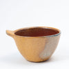 Set of Two Faceted Bowls With Lugs