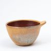 Set of Two Faceted Bowls With Lugs