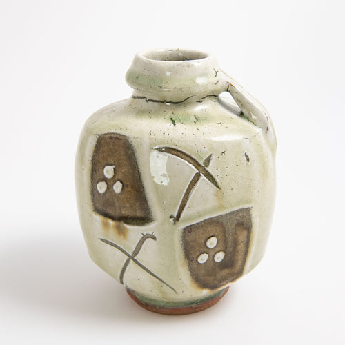 Small One Handled Bottle Vase